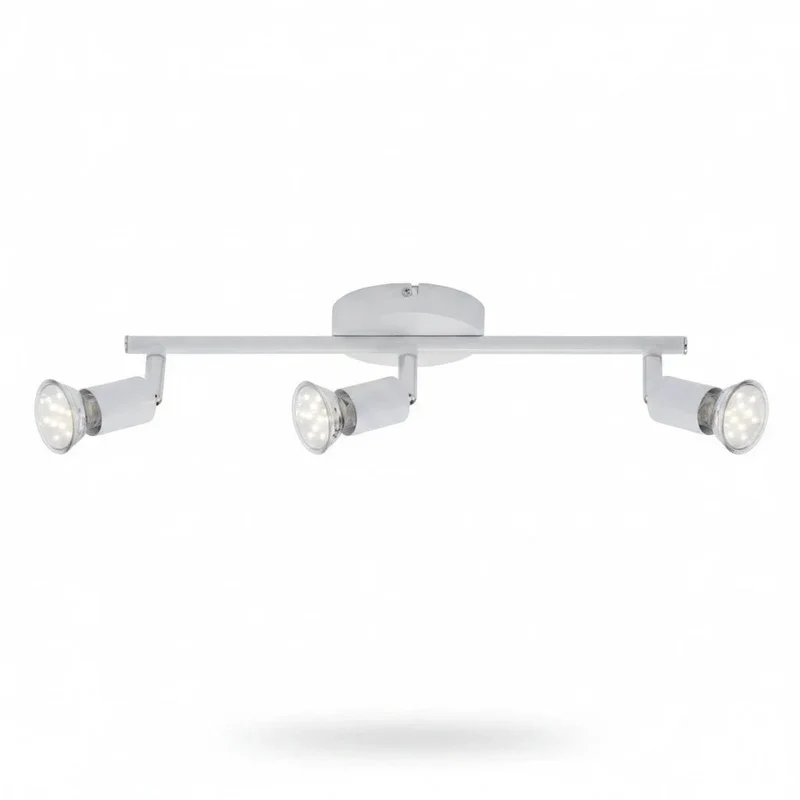 Briloner SIMPLE LED Deckenstrahler 3-flammig – schwenk- & drehbar, GU10, weiß, warmweiß