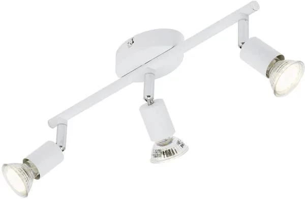 Briloner SIMPLE LED Deckenstrahler 3-flammig – schwenk- & drehbar, GU10, weiß, warmweiß