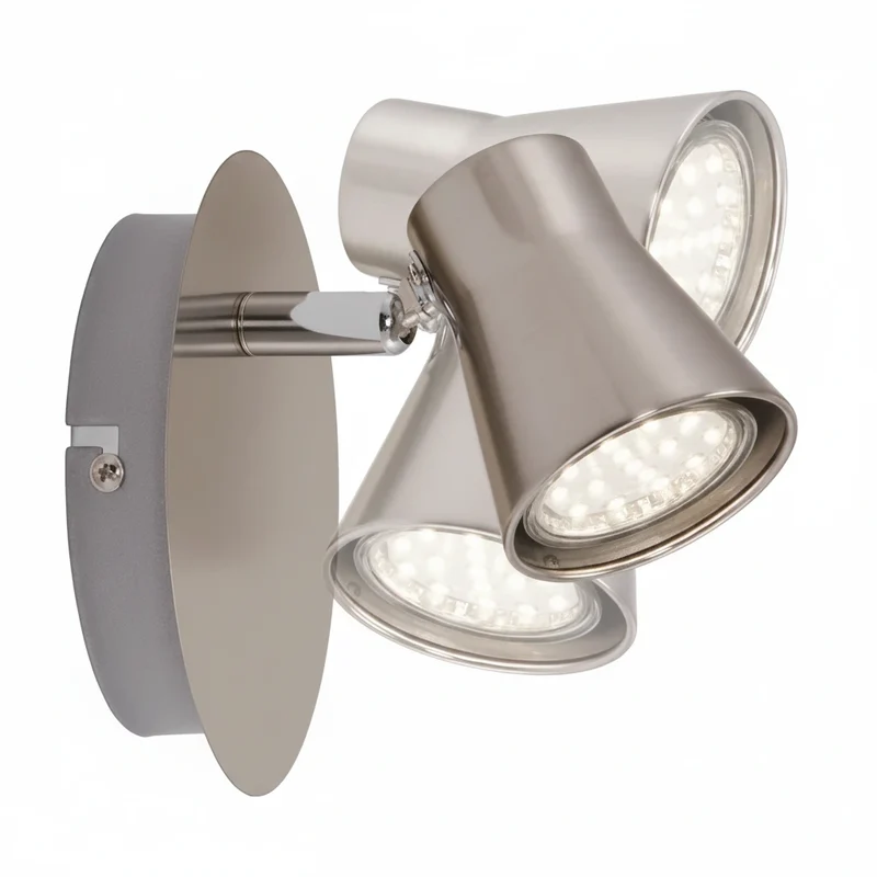 LED Strahler FOUR nickel-matt – schwenkbarer Deckenspot inkl. GU10, 230V
