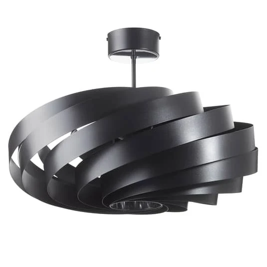 B-Ware Euluna Vento Deckenleuchte Deckenlampe Hängelampe Lampe Leuchte schwarz Ø 60 cm