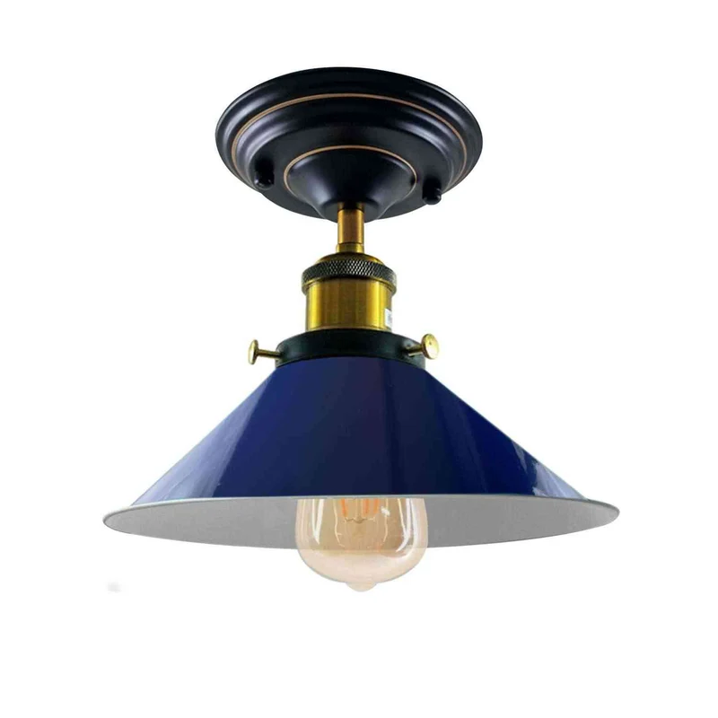 Deckenleuchte Gold Matt – Vintage Industrie Deckenlampe | E27 ~3311