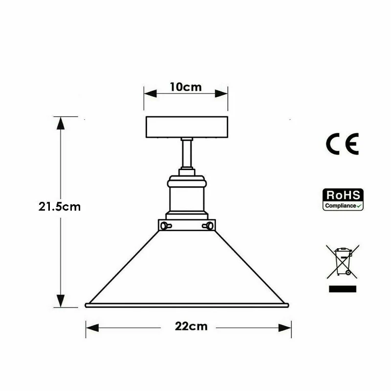 LED-Deckenleuchte E27 Lampen für das Esszimmer~2985