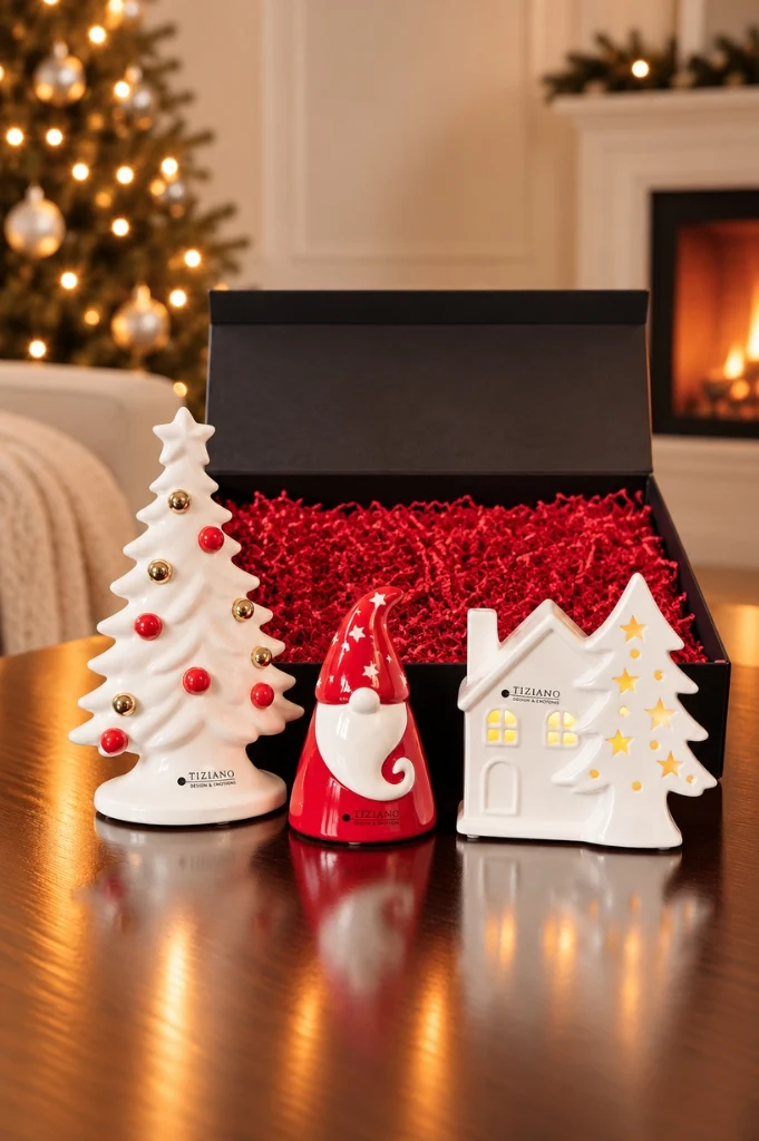 Geschenkbox Santa Gabriel rot