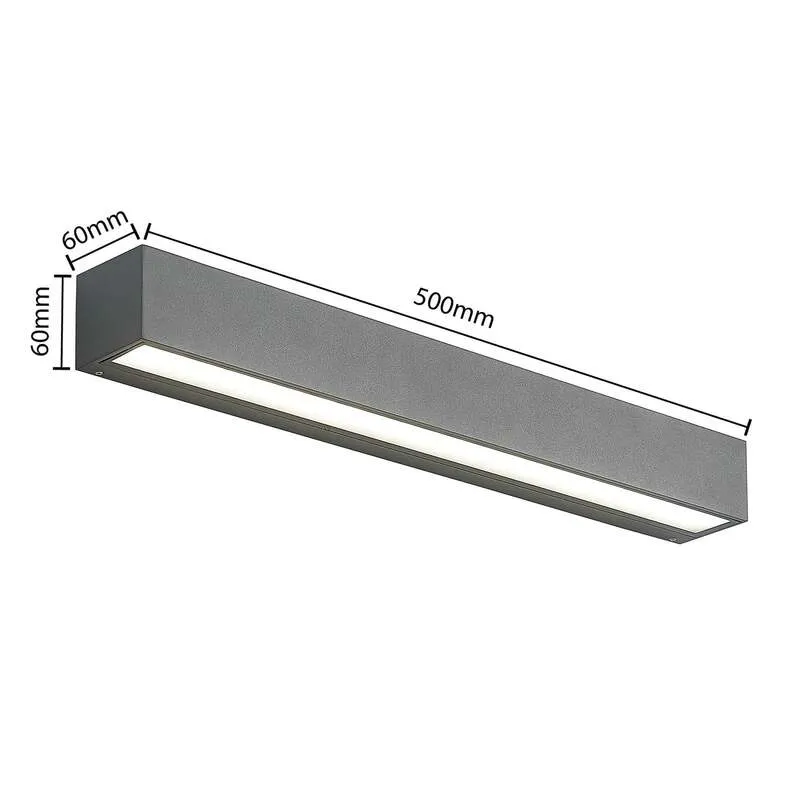 B-Ware Arcchio Lengo LED-Wandleuchte CCT 50cm 1-fl. grafit Wandleuchte Deko-Wandlich988