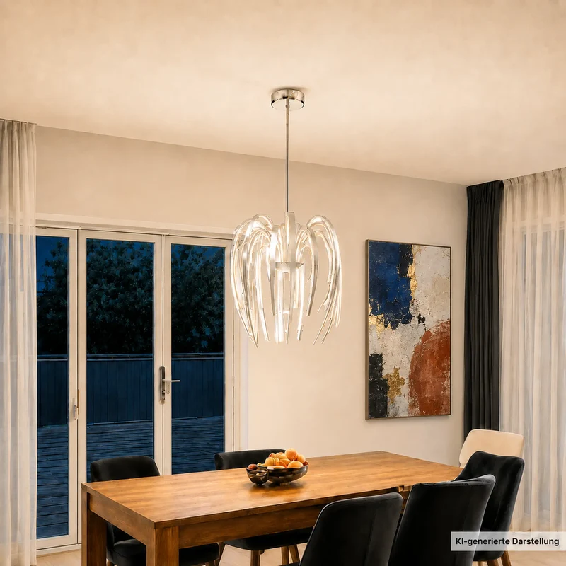 Sompex LEAVE LED Pendelleuchte Ø 66 cm – höhenverstellbar, 45W, 2800K