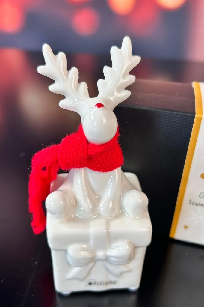 2er Set Rentier Rudolph mit Geschenk creme in Geschenkbox