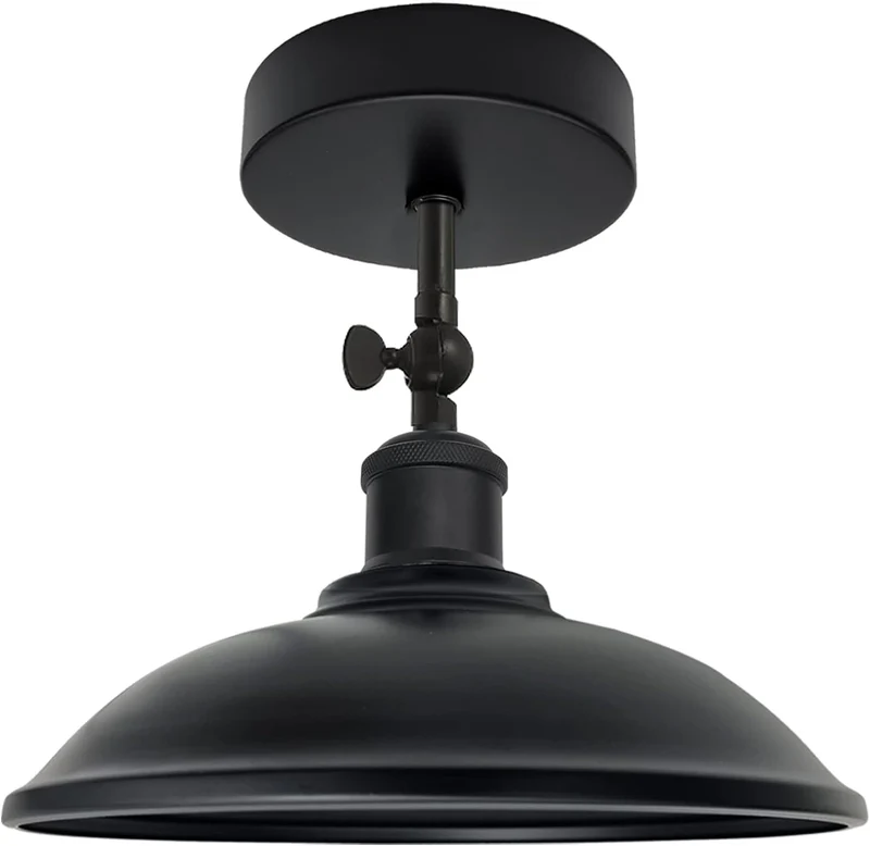 Schwarze Deckenleuchten verstellbar Vintage Deckenlampe~3259