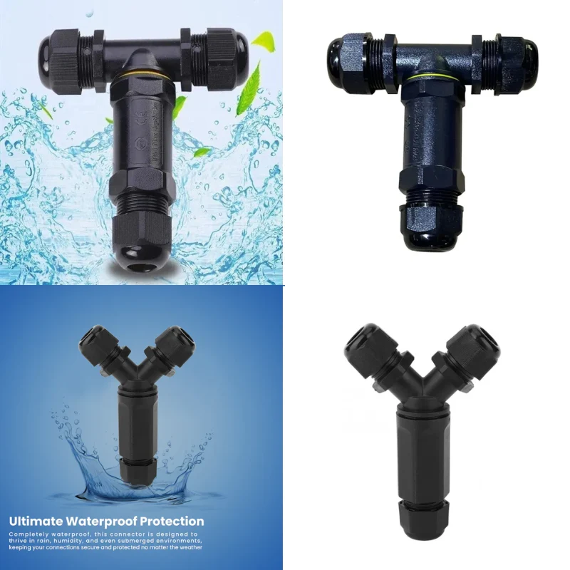 T- und Y-Kabelverbinder wasserdicht IP68 Anschlussdose~3256