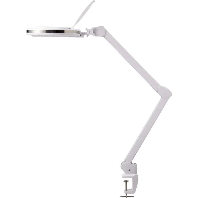 B-Ware Toolcraft Lupenleuchte 127mm 1.75x LED dimmbar Tischklemme Ersatzlinse 820lm