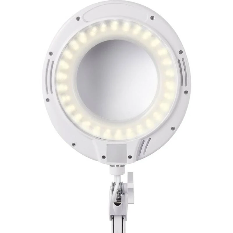 B-Ware Toolcraft Lupenleuchte 127mm 1.75x LED dimmbar Tischklemme Ersatzlinse 820lm