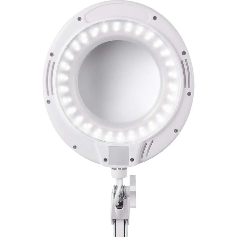 B-Ware Toolcraft Lupenleuchte 127mm 1.75x LED dimmbar Tischklemme Ersatzlinse 820lm