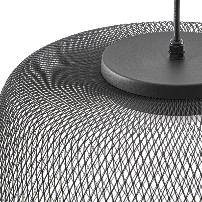 B-Ware Lucande Außenhängelampe Korvyn LED Gartenlampe dimmbar schwarz Ø50cm IP44 3000K