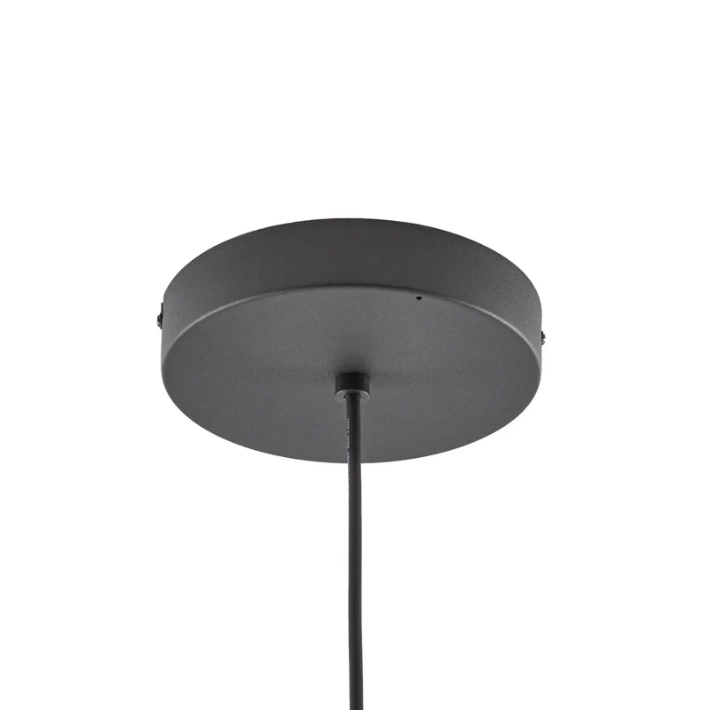 B-Ware Lucande Außenhängelampe Korvyn LED Gartenlampe dimmbar schwarz Ø50cm IP44 3000K