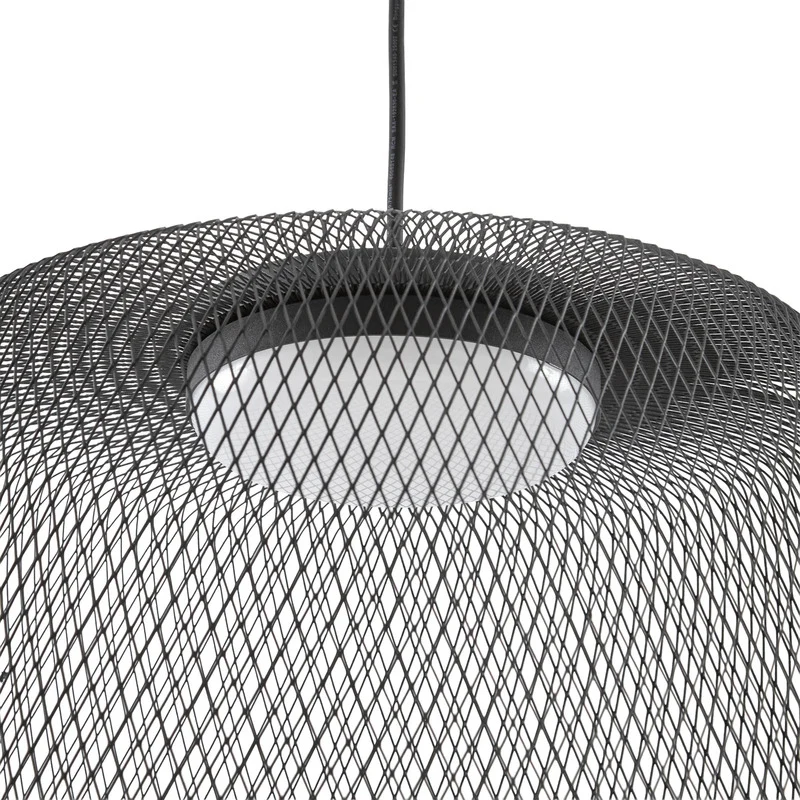 B-Ware Lucande Außenhängelampe Korvyn LED Gartenlampe dimmbar schwarz Ø50cm IP44 3000K