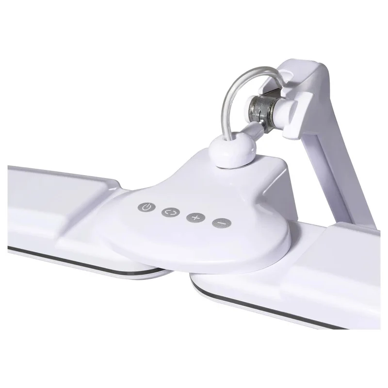 B-Ware Renkforce Klemmleuchte LED RF-7165304 dimmbar 18W warmweiß grau 850x690mm Lampe