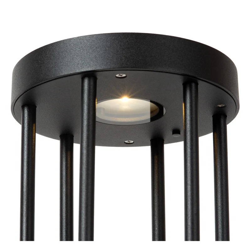 LED-Wegeleuchte Jackson Solarbetrieben mit Bewegungsmelder IP54 Schwarz 18cm