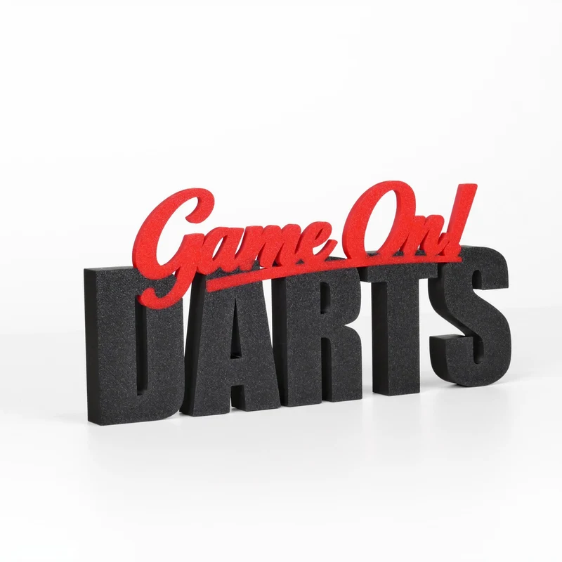 DARTS Game On Aufsteller – Deko für Dartspieler