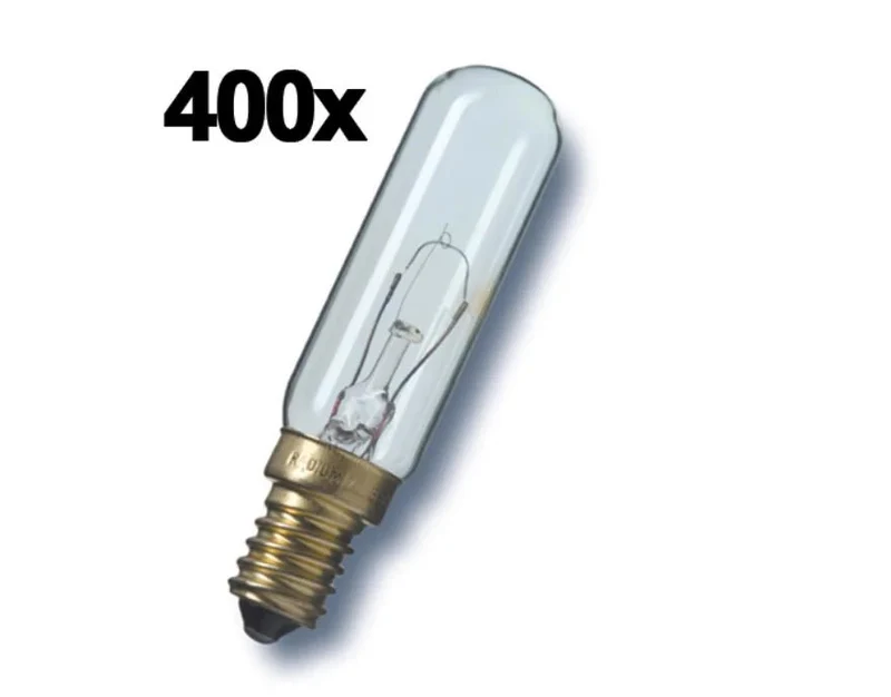 400x E14 Leuchtmittel 25W 24V Röhrenform