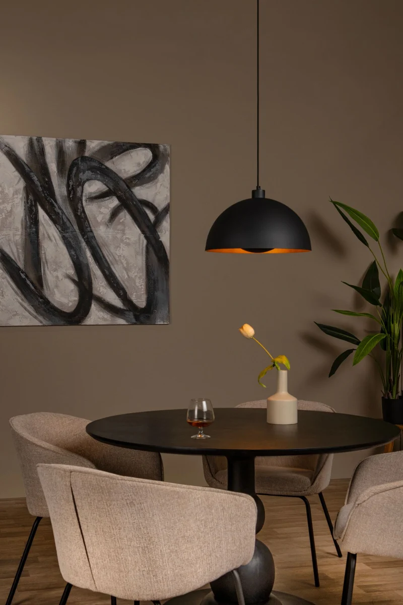 Pendelleuchte Siemon halbrund Ø 40cm höhenverstellbar dimmbar
