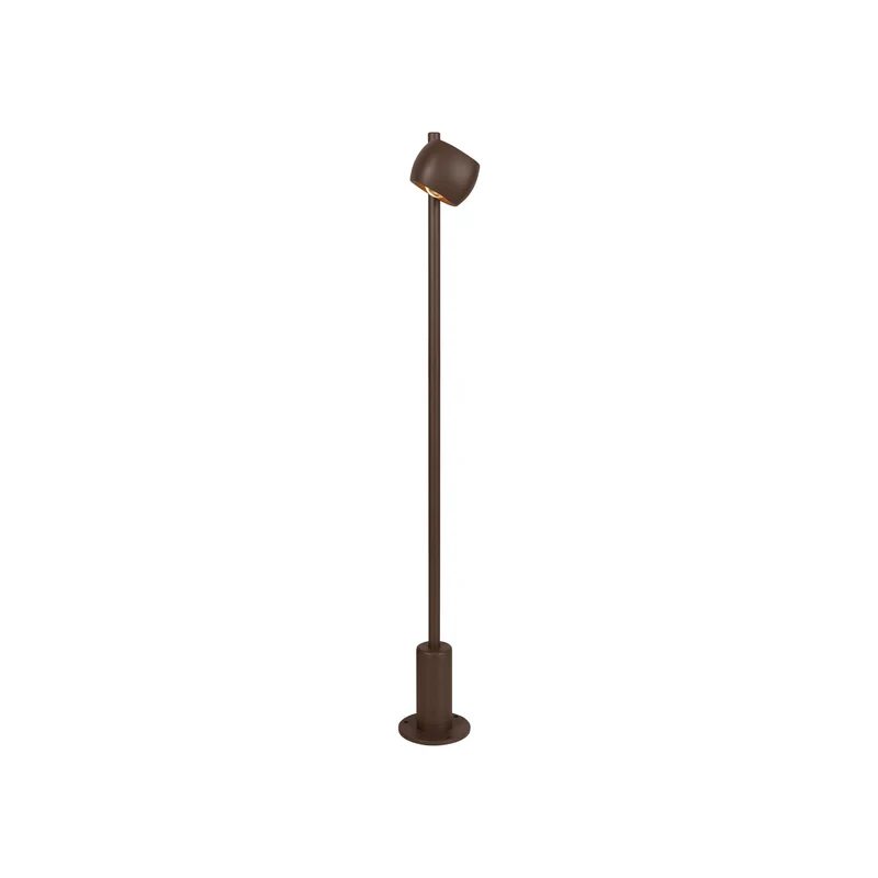 LED-Außenstehleuchte Capri IP54 schwenkbar Kaffee