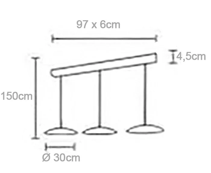 LED Esstischlampe Klaro – 3-flammige Pendelleuchte Nickel matt