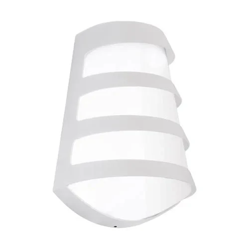 Große LED Außenwandleuchte Pasaia weiß 9W IP44