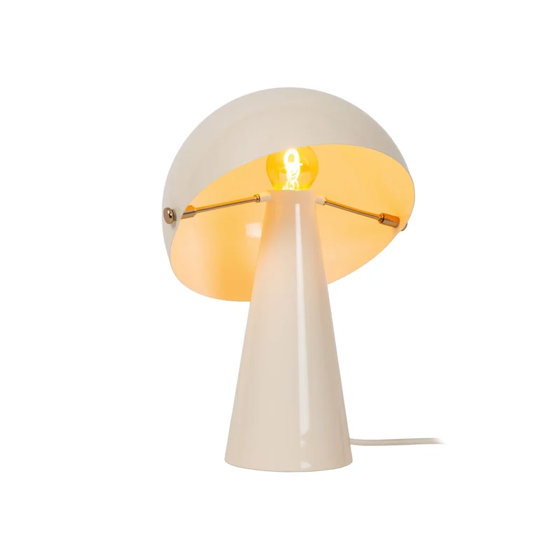 Tischleuchte Barone Retro Pilzform Ø23cm