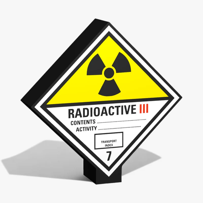 Radioactive 3 Klasse 7 Lampe