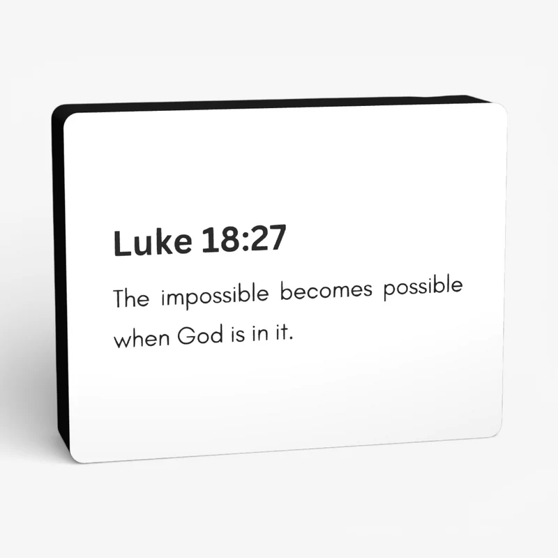 Luke 18:27 Lampe