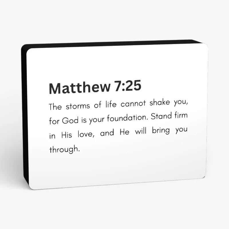 Matthew 7:25 Lampe