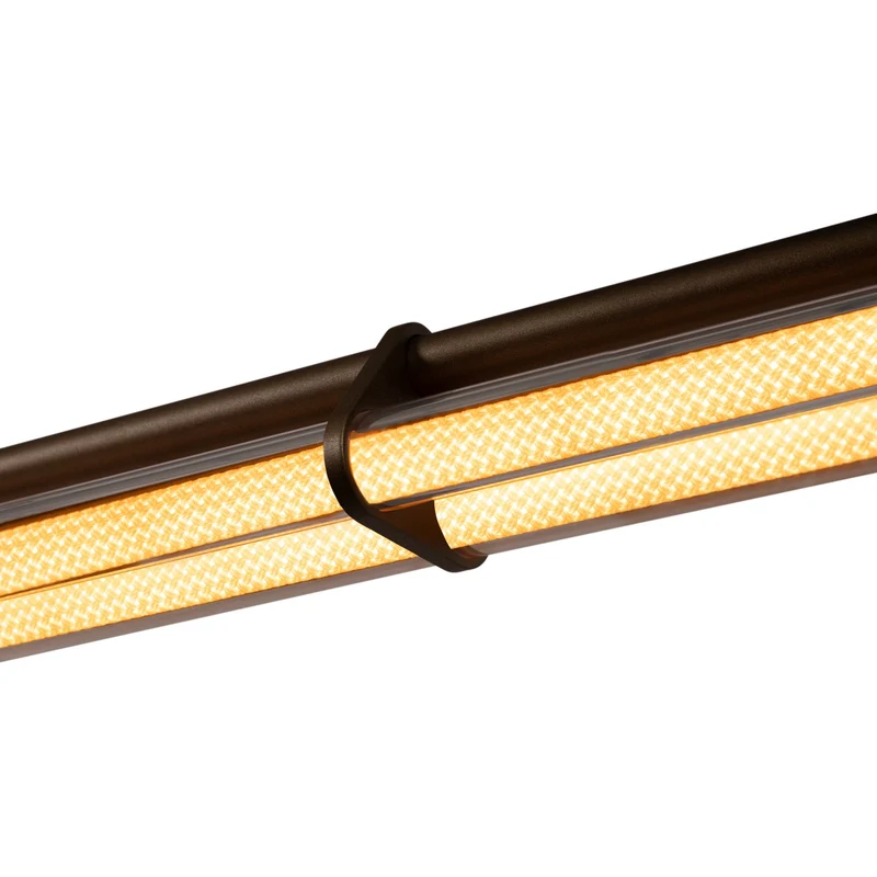 LED-Pendelleuchte Janderin 2-flammig dimmbar mit Gestensteuerung Champagner