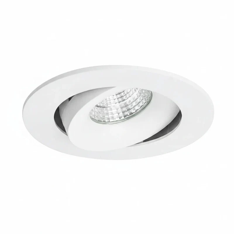 LED Einbaustrahler mit breitem Rahmen – Malmbergs MD-70 weiß