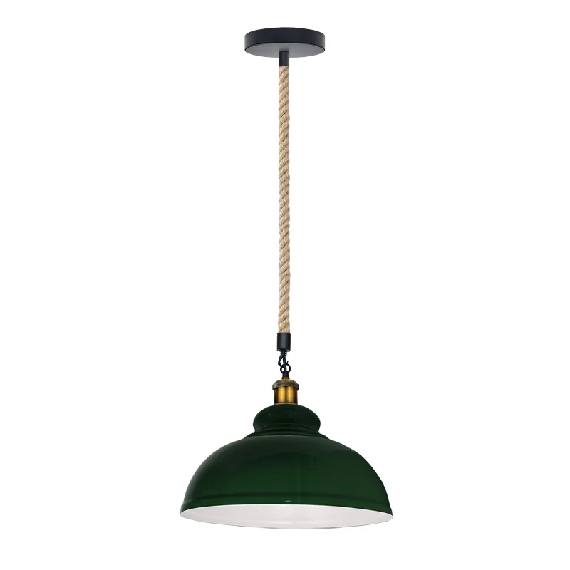 Hanfseil Grun Pendelleuchte Hängelampe Kuppelschirm Ø 30cm~3036