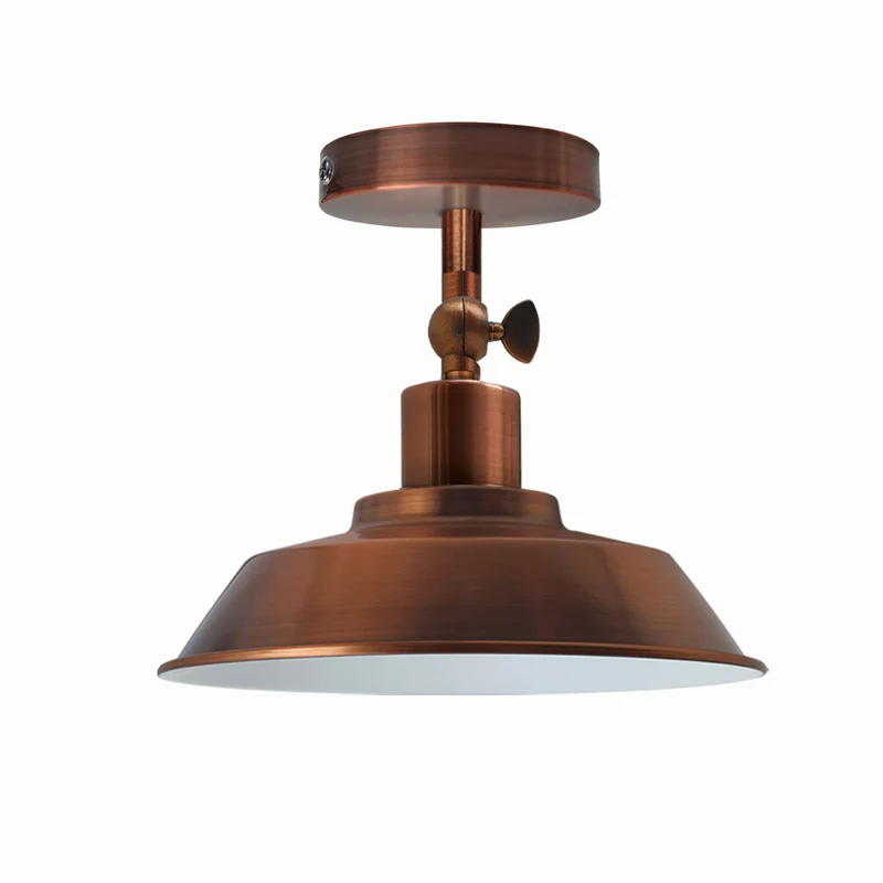 Moderne Kuppel-Deckenleuchte Kupfer E27 – Metall – 26 cm Schirm~3024