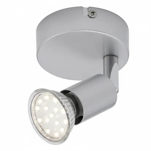 Briloner PICCO LED Wandleuchte titanfarbig – schwenk- & drehbarer GU10 Spot, warmweiß 3000K