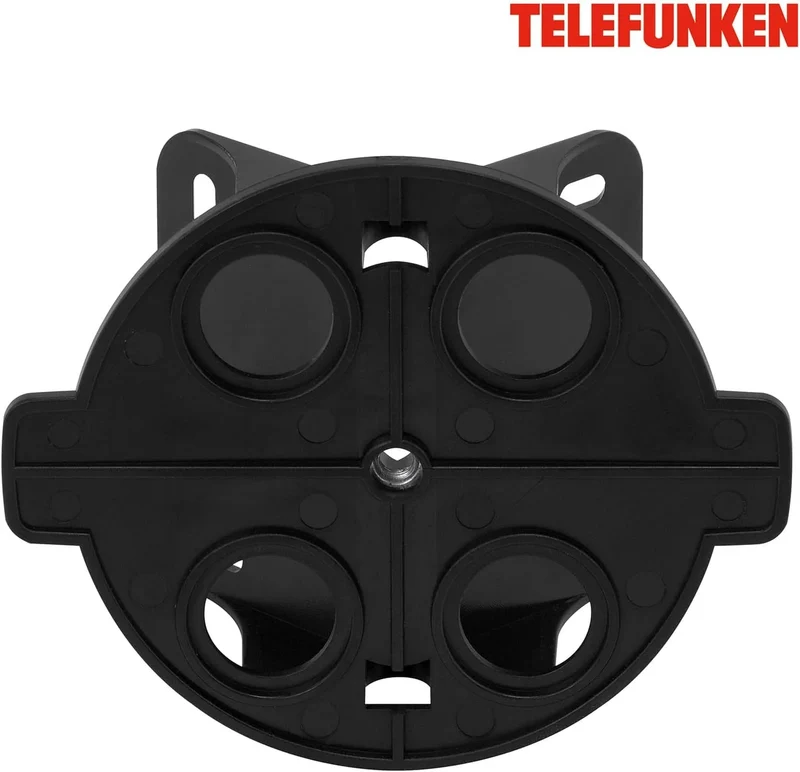 Adapter zur Eckbefestigung von Bewegungsmeldern schwarz Kunststoff 100x51 mm | Briloner