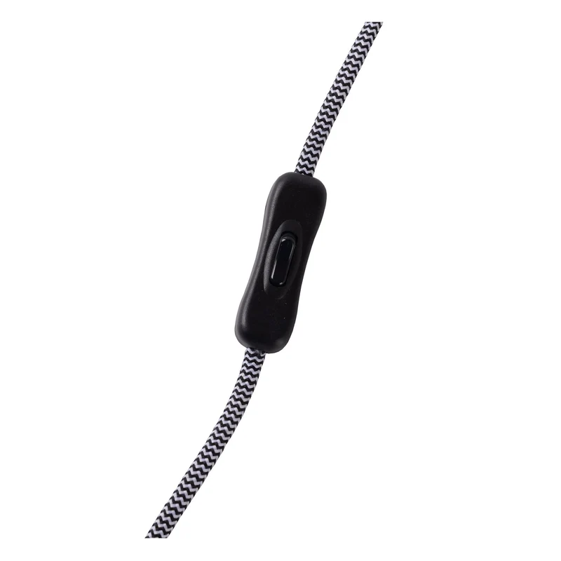 Tischleuchte Marit Retro mit textilumwickeltem Sockel 12cm