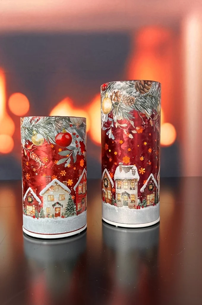 Deko Licht LED frosty rot