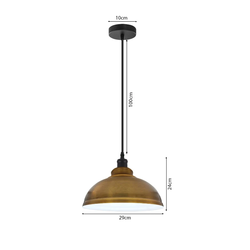 Gelb Pendelleuchte, Moderne Hängelampe, Vintage Retro Lampe~2963