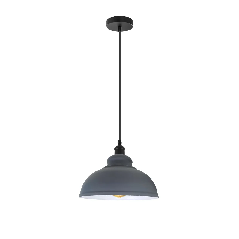 Grau Pendelleuchte & Hangelampen mit Schirm Ø 29cm|E27 ~2961
