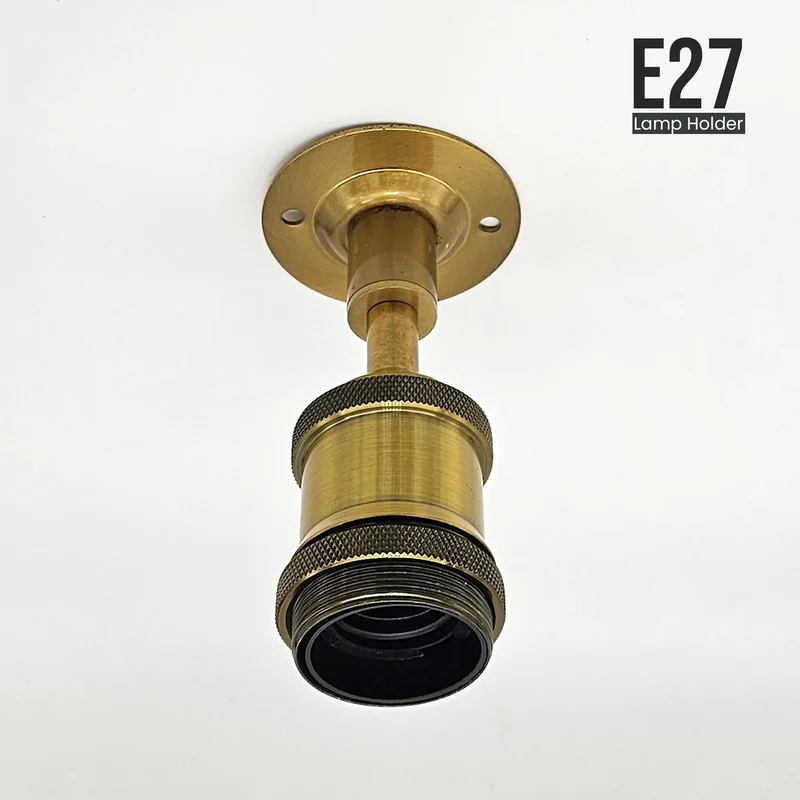 20mm Leerrohr Kuppel Abdeckung mit E27 Lampenfassung Einbauleuchte ~3243