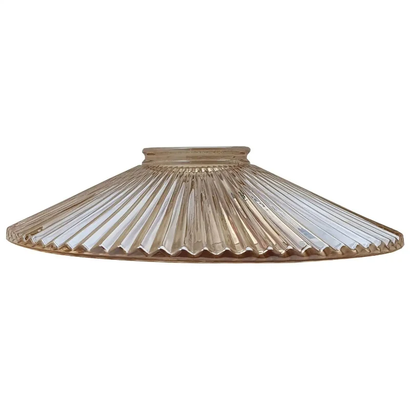 Glas-Lampenschirme für Hänge, Wandleuchte creme bernstein ~3184