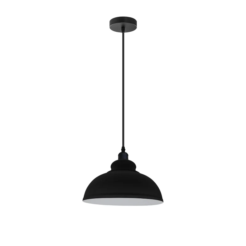 Schwarz Innenseite Pendelleuchte & Hangelampen mit Schirm~2945