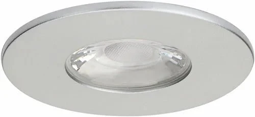 6er Set MD-881 silber LED Einbaustrahler dimmbar 4,5 W 70 mm warmweiß IP44