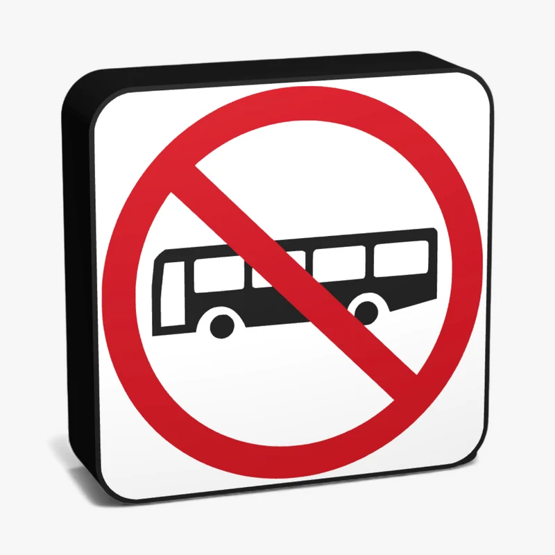 No Buses Lampe