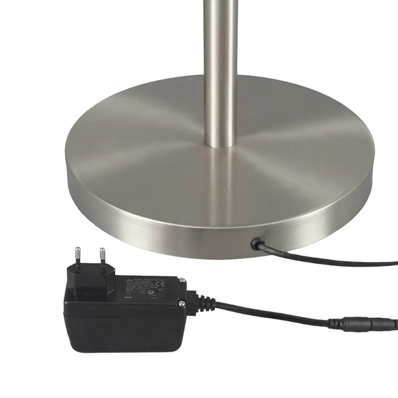B-Ware Lindby Stehleuchte Deckenfluter LED Leselicht Ragna nickel dimmbar Leselampe