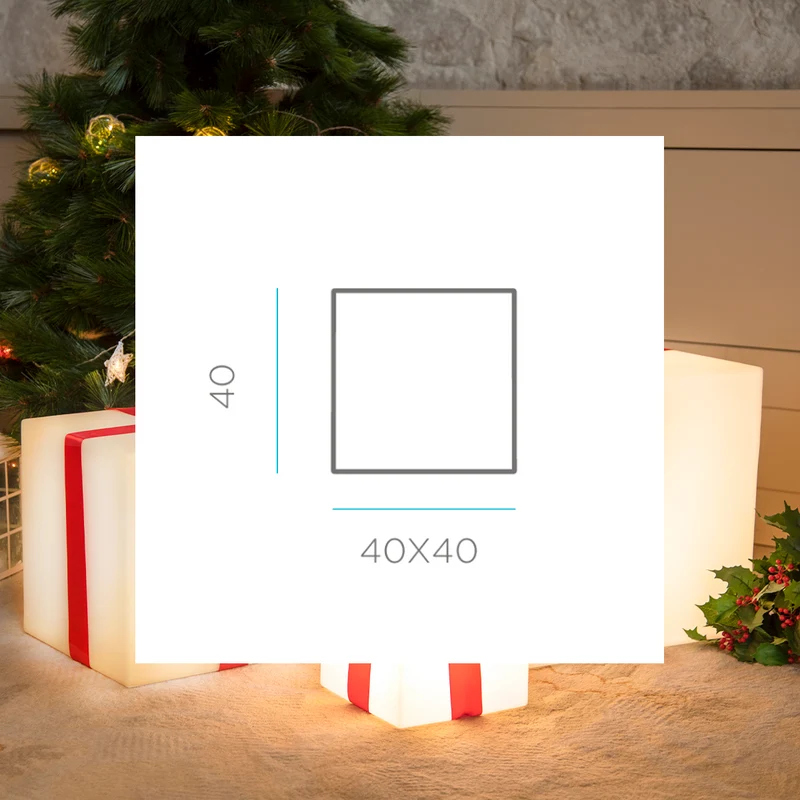 WEIHNACHTSLICHT WÜRFEL GIFTY 40