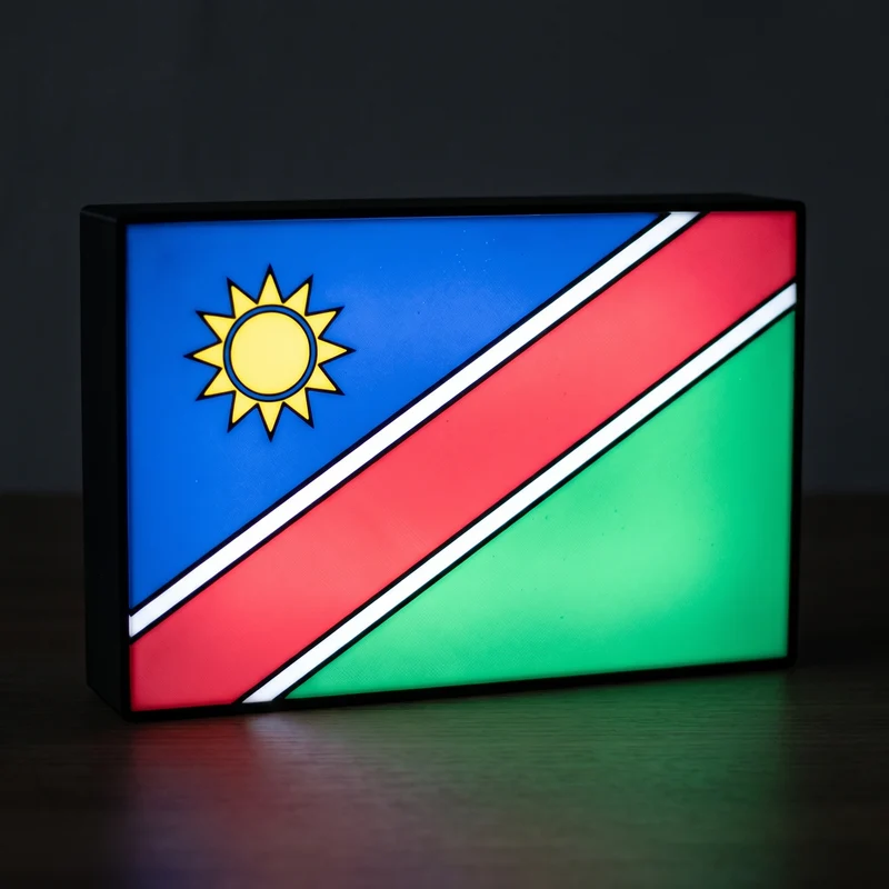 Namibia Flagge Lampe