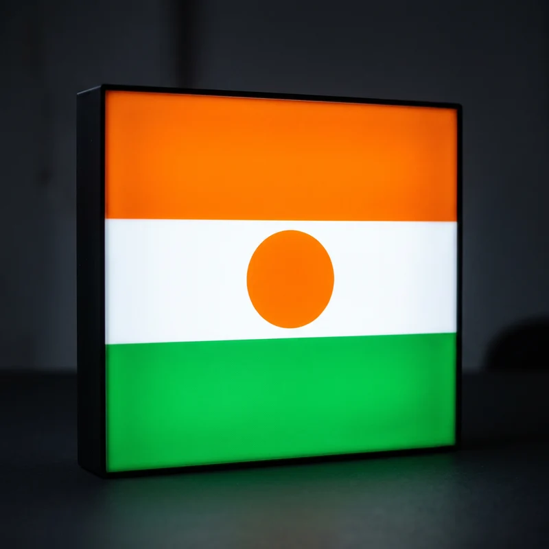 Niger Flagge Lampe