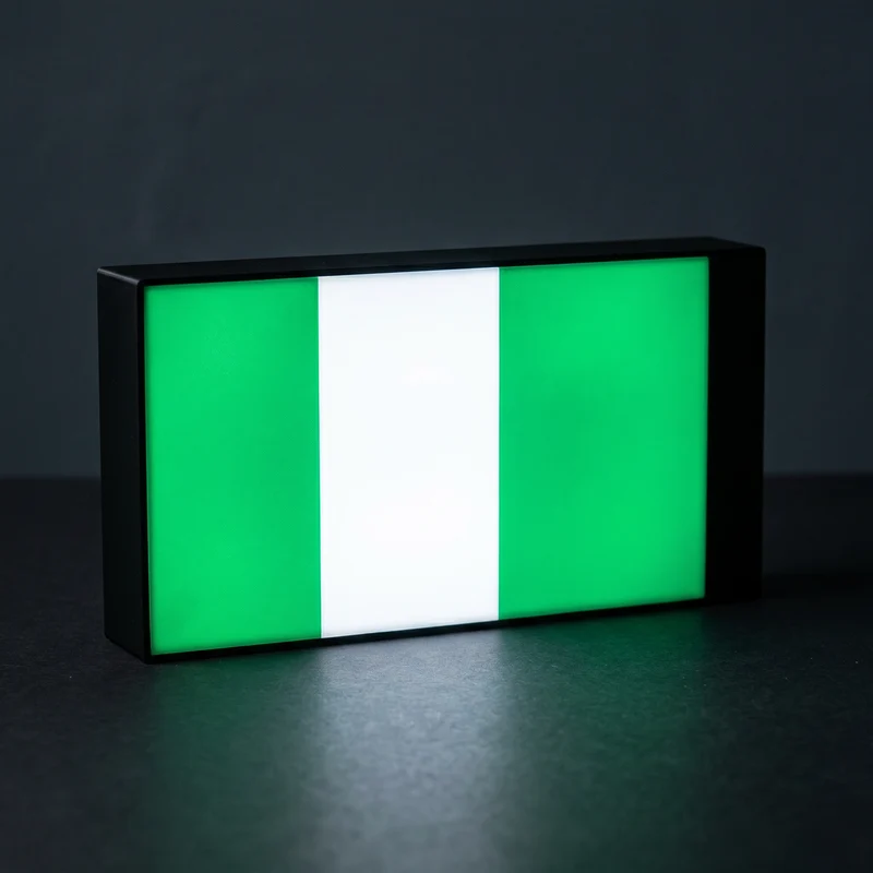 Nigeria Flagge Lampe